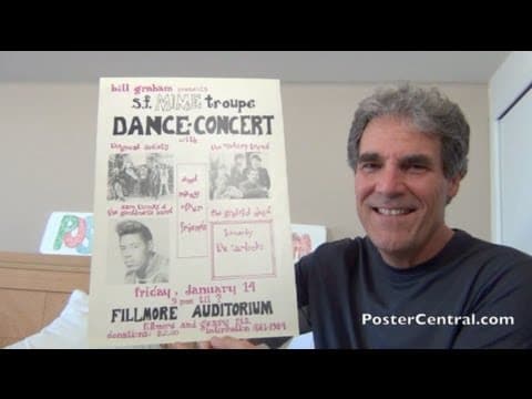 S.F. Mime Troupe Concert Poster 1966 - Bill Graham & the Grateful Dead