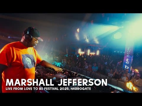 Marshall Jefferson - Love to be Festival, The Stray, Harrogate