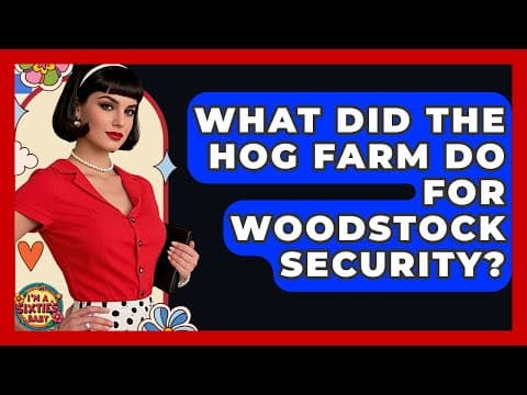 What the Hog Farm actually did