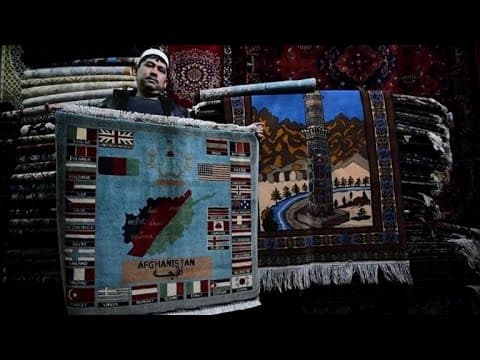 From AK47s to drones, Afghans 'war rugs' reflect bloody decades