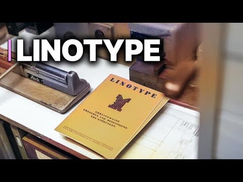 The Linotype and the machine age of print