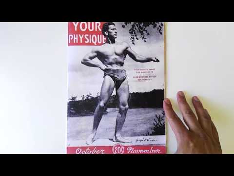 Joe Weider's Your Physique magazine 1944 Oct/Nov, with Eugene Sandow!