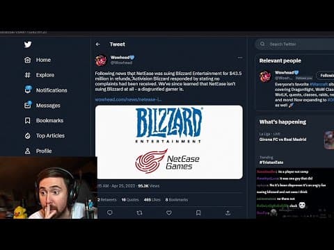 A player sues