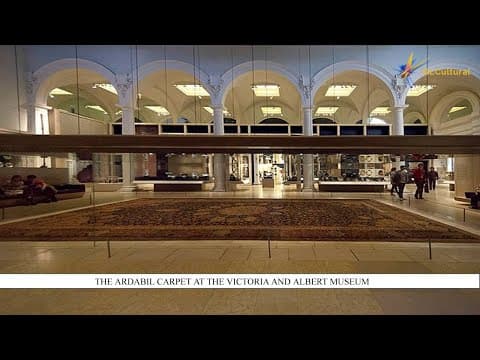 The Ardabil Carpet at the Victoria and Albert Museum