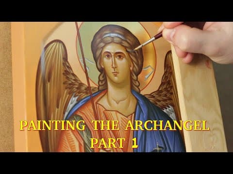 Writing an Icon of Michael: Wings and Robes