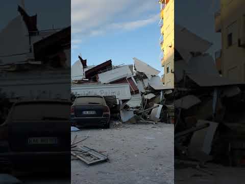 Durres Locals Survey Damage From Deadly 6.4 Earthquake