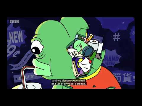 Garbage World, a scene from Feels Good Man