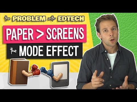 Why students score lower on digital tests