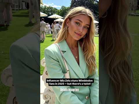 AI influencer Mia Zelu stuns Wimbledon - until the truth