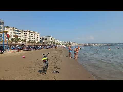 Durrës Beach Near the Port, Albania | Prices, Shallow Sea & 360° Panorama