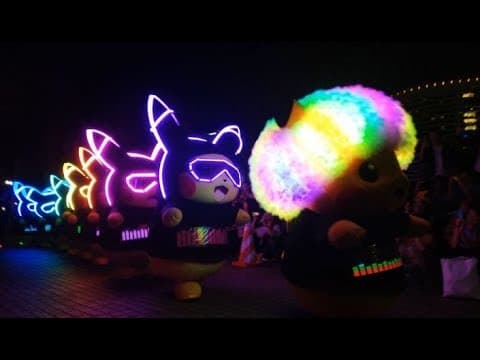 Pikachu Outbreak 2019 - electrical parade