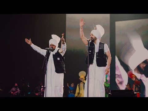 Diljit Dosanjh brings Mohammad Sadiq on stage in Ludhiana