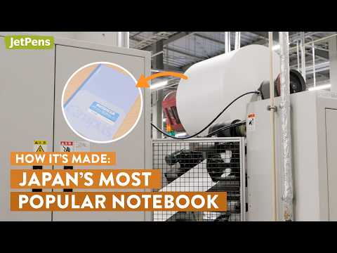 Inside a Japanese notebook factory