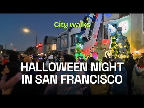 Halloween block party fills a Noe Valley street