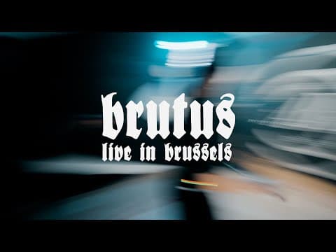 Brutus - "Fire" (live)