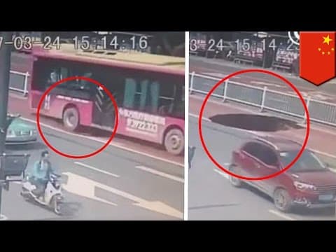 The Xining bus sinkhole
