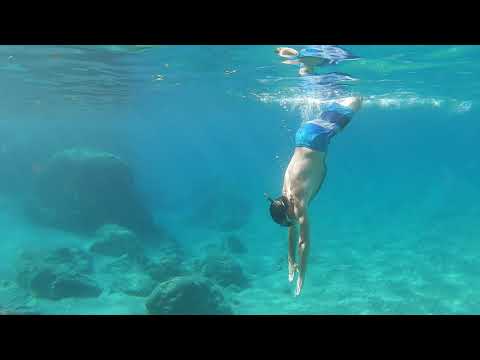 Snorkeling at Agios Gordios, Corfu Greece