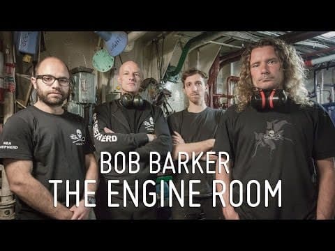Meet the Crew - The Bob Barker engine room with chief engineer Erwin Vermuelen
