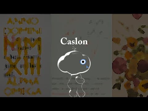 Caslon, the typeface that shaped print history