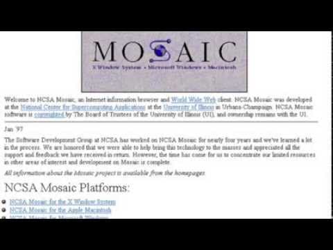 Mosaic - The First Mass Browser