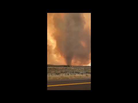 The Loyalton fire tornado