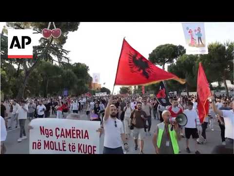 The protest reaches Tirana - 1 June
