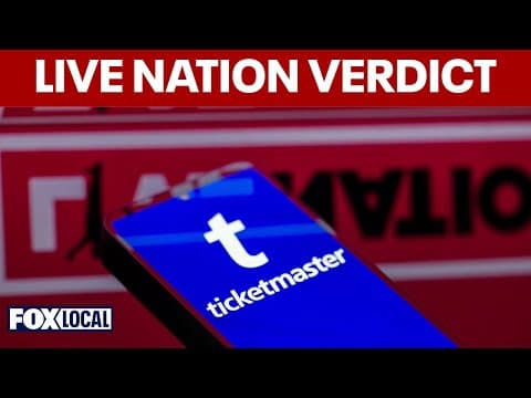 Jury finds Ticketmaster held an unlawful monopoly