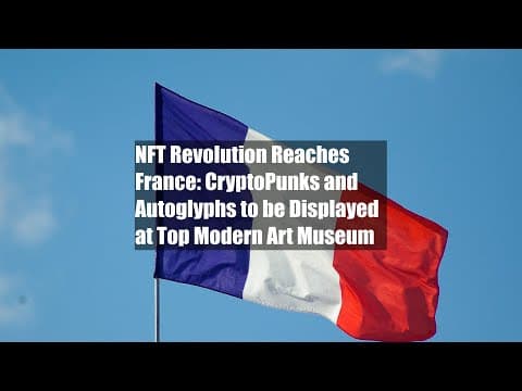 Xavier Rey (director, Centre Pompidou) - Centre Pompidou acquires 18 NFTs