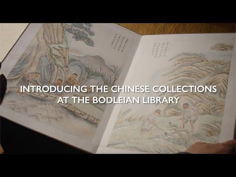 Chinese collections at the Bodleian