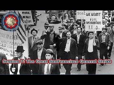 The Harry Bridges School of Labor teaches the general strike
