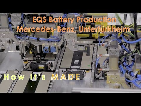 EQS battery production Mercedes-Benz Untertürkheim