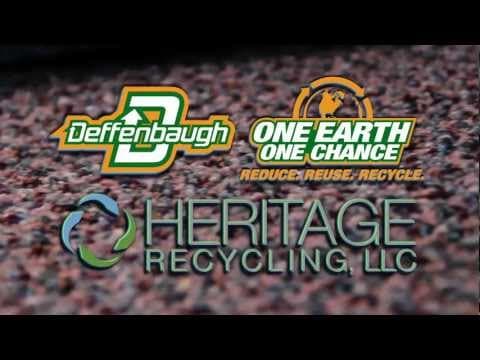 Carpet recycling tour at Heritage Recycling
