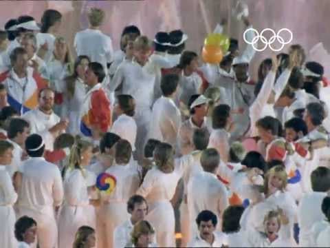 1984 Olympics - closing celebrations