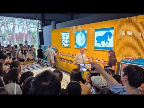 Hermes in the Making Seoul 실크 프린팅