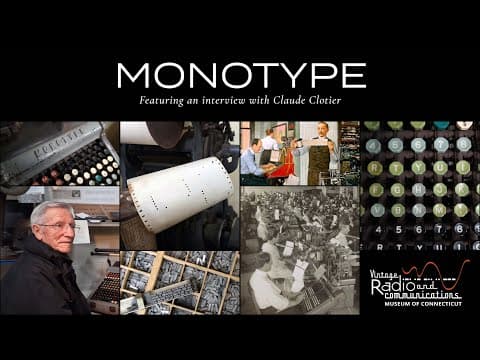 A Monotype operator explains his machine