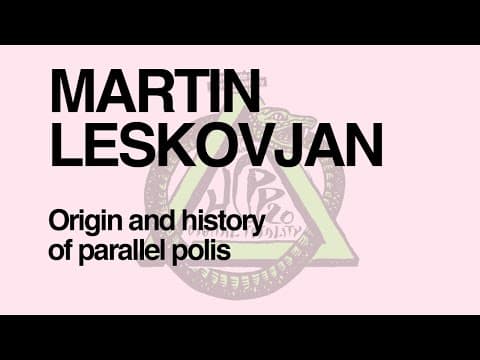 Václav Benda proposes the parallel polis - build the other society, don't reform this one