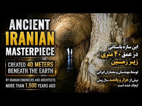 قناتی در عمق ۴۰ متری