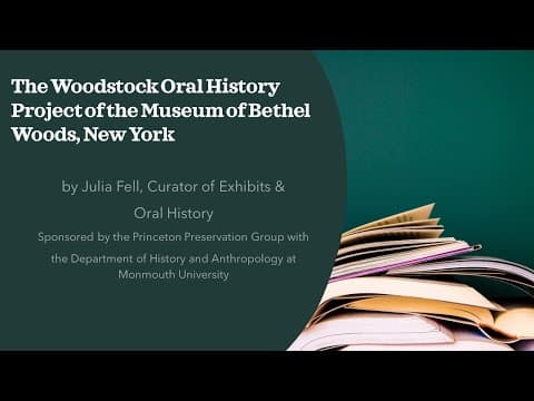 The Woodstock Oral History Project
