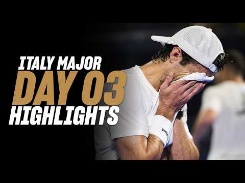 BNL Italy Premier Padel Major: Day 3 - Men's Highlights
