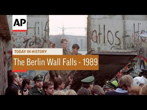 The Berlin Wall Falls - 1989  | Today in History | 9 Nov 16