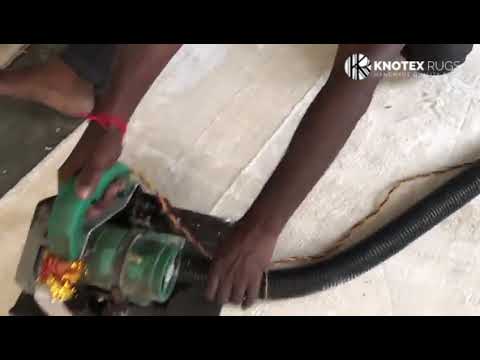 Carpet Shearing and Clipping Process