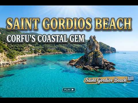 Saint Gordios beach, Corfu, Greece