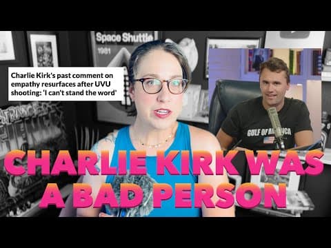 Examining Kirk's remarks describing empathy as a manufactured concept