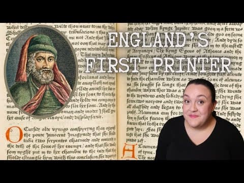 William Caxton, England's first printer