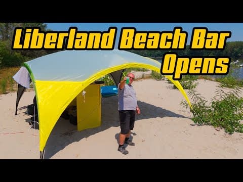 Liberland Beach Bar Opens, Tree Houses & Floating Man Festival