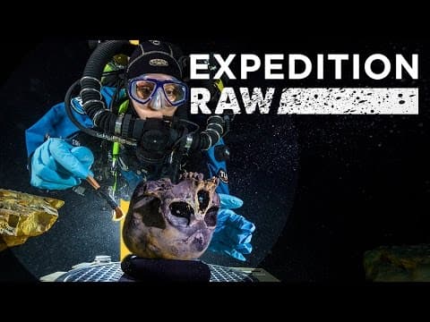 The oldest human skeleton in the Americas, found underwater