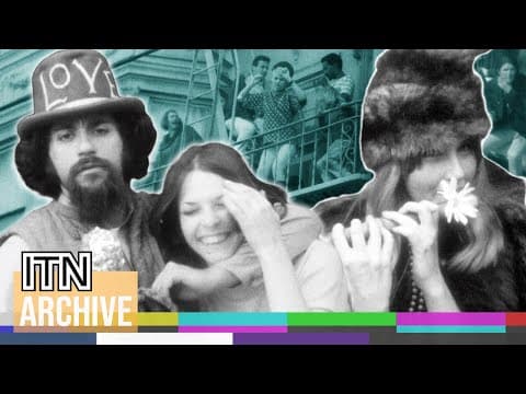 1967 Summer of Love Footage - Hippies of San Francisco (ITN archival)