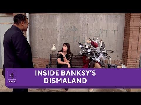 Dismaland opens in Weston-super-Mare
