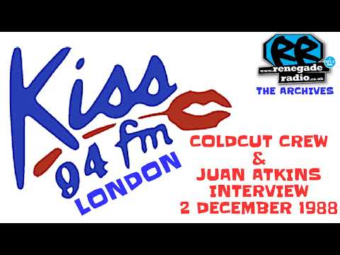 🎶 Coldcut Crew & Juan Atkins Interview | Kiss 94 FM, London | 2 December 1988 | DETROIT TECHNO HOUSE