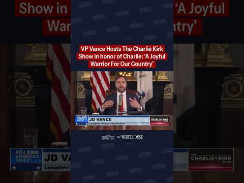 White House: Vice President Vance hosts The Charlie Kirk Show